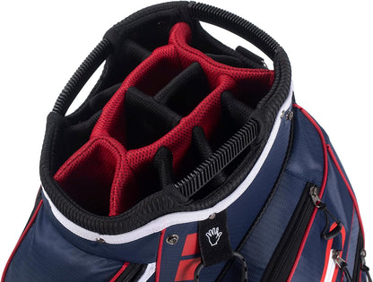 Eagole Super Light Golf Cart Bag,14 Way Top and Full Length Divider,10 Pockets/Rainhood Included