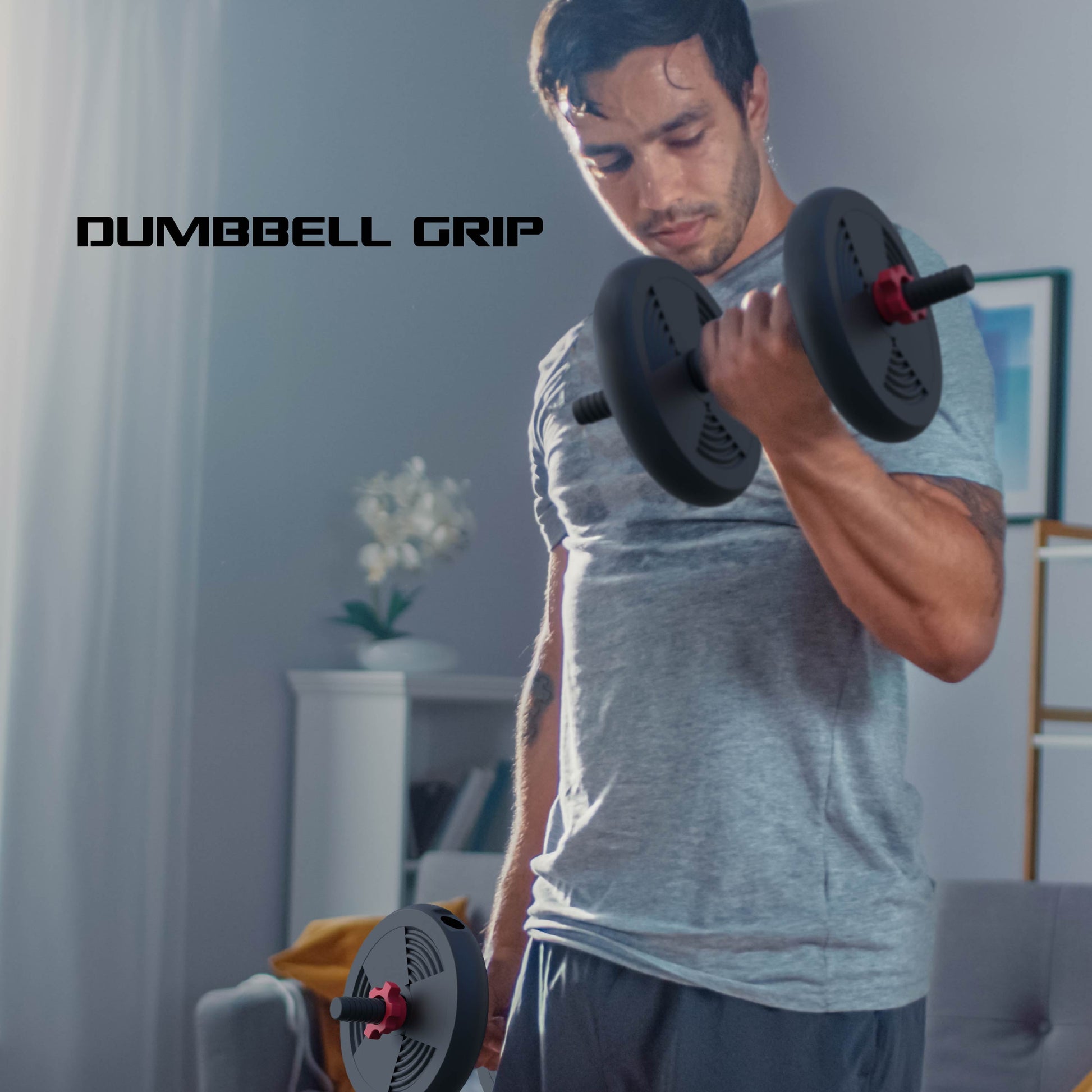 Interchangeable Dumbbell Barbell and Kettlebell Weight Set