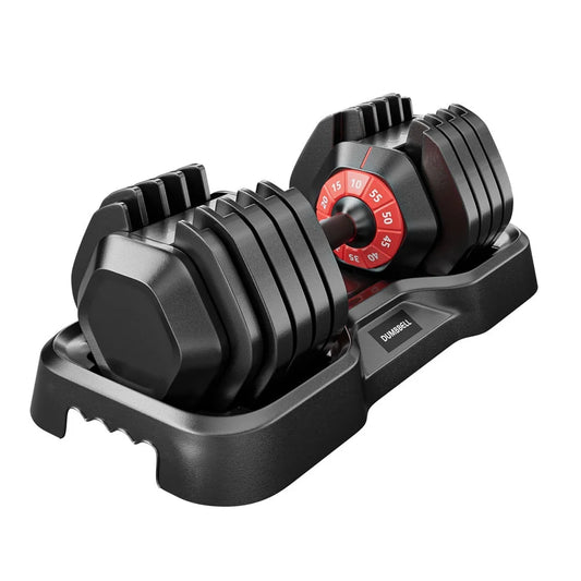 Adjustable Dumbbell Set - Up to 55lbs